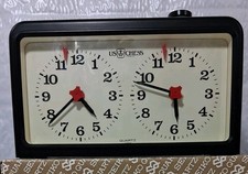 U.S. Chess Federation Master Quartz Clock Timer Mechanical Analog Japan Works