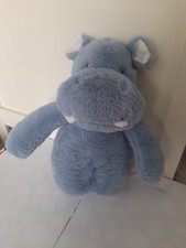 Primark blue hippo soft toy