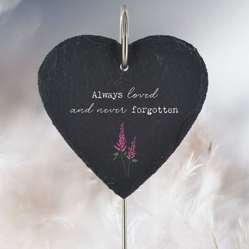 Floral grave stick - grave, marker
