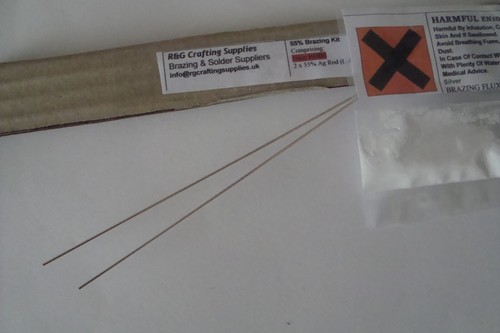 Silver solder brazing - solder, kit,
