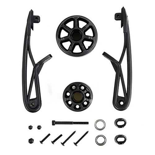 Plastic rear tail - plastic, wheel