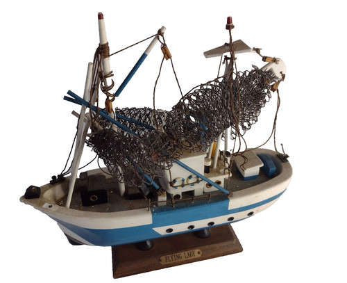 Flying lady fishing - flying, boats
