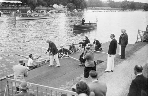 Olympic rowing team that - , won