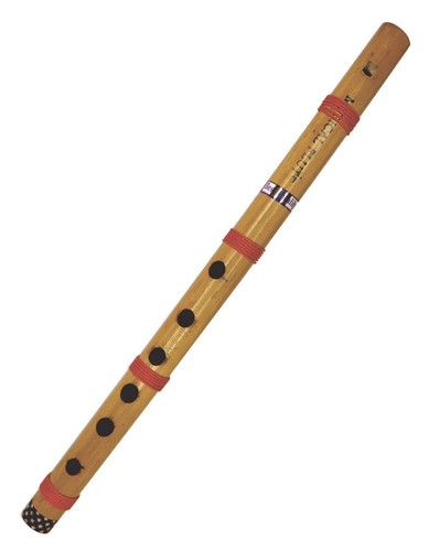 Handmade natural bamboo - natural, flute
