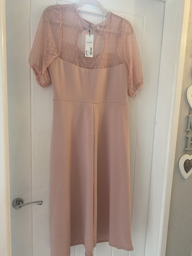 Blush pink dress size - size, 16