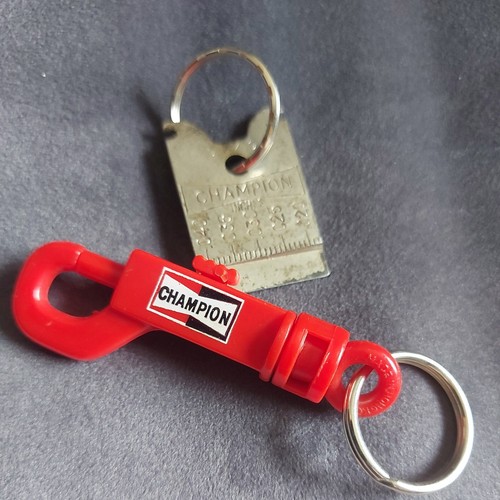 Champion spark plug keyrings - 2,