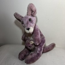 CA Toys Australia Kangaroo Soft Plush Toy With Baby 11”