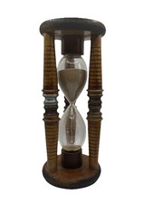 Vintage Wooden Bobbin Hourglass Genuine English Mill Relic - Industrial Décor