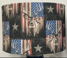 Handmade Stag Lampshade -