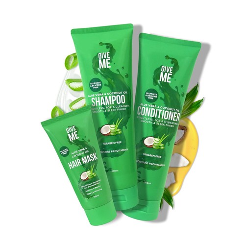 Give cosmetics shampoo - me, and