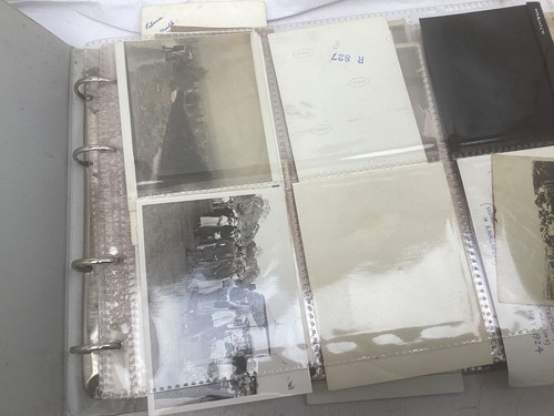 Vintage photo album photos - album, b&w