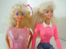 2 Vintage Barbie Dolls : Pretty Surprise Doll 1991 + Barbie & Ginger Doll 1997