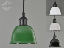 Small Bell Cup Vintage Industrial Factory Enamel Shade Lampshade Steel Pendant