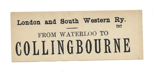 London south western railway - &,