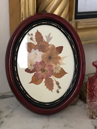 Vintage oval photo frame - vintage,