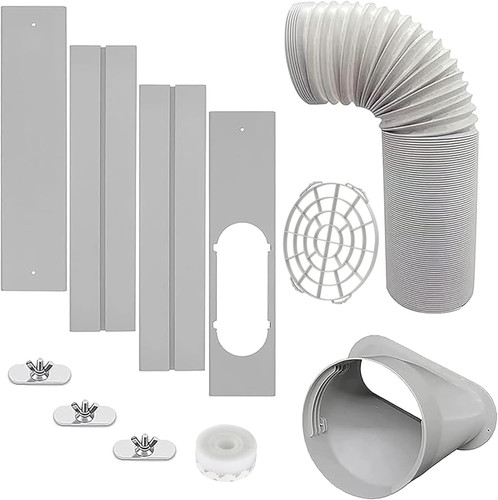 Portable window vent kit - ac,