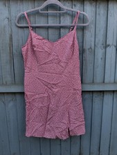 Hollister Pink polka dot Slit