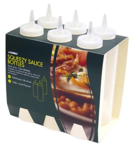 Pack clear plastic - 6,