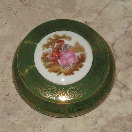 Limoges reine green gold - reine,