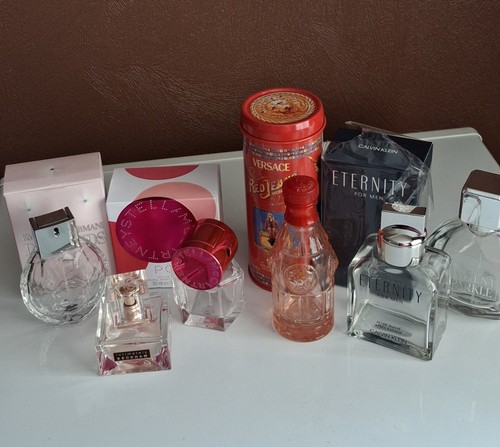Empty fragrance bottles most - empty,