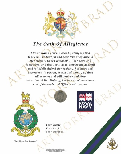 Commemorative oath - commemorative,