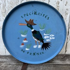 Vintage 13” Round French Cake Or Cookie Tin