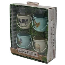 Set of 4 Metal Farm Friend