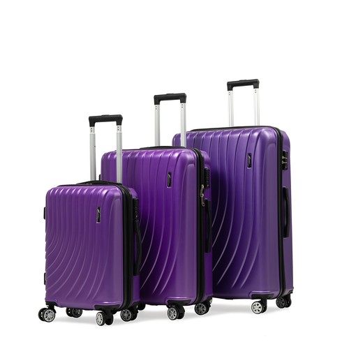 Piece set luggage purple - piece,