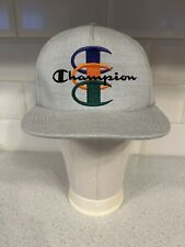 SUPREME X Champion Baseball Cap Hat 5-Panel Heather Grey SnapBack