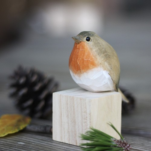 Handmade wooden birds - handmade,