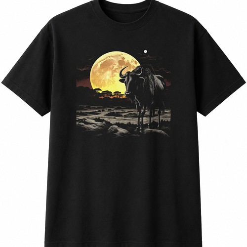 Wildebeest wildlife mens - wildebeest,