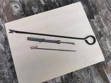 3 Rare Disgorgers Old Fishing Tackle 1 Pocket Style Hook Pull Removers Collectab