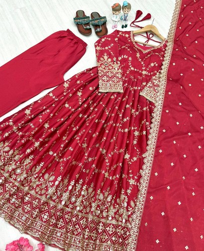 Brick red suit indian - suit,