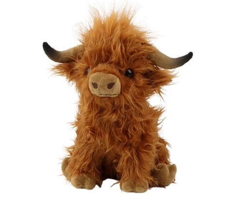 Clever brown highland cow coo - clever,