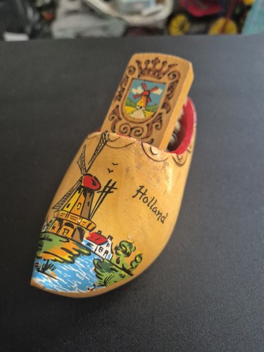 Vintage dutch wooden - wooden, clog