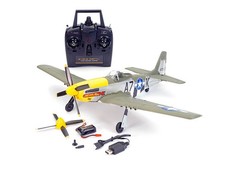 Volantex P-51D Mustang (500mm) RTF Brushless RC Plane w/Gyro