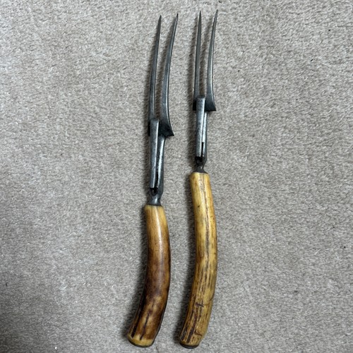 Vintage carving fork - vintage,