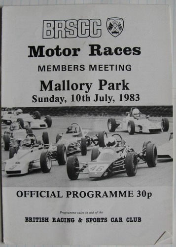 Mallory park jul 1983 - park,