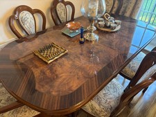 Italian-style high gloss burl