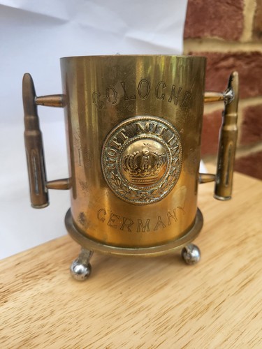 Trench art decorative mug - art,