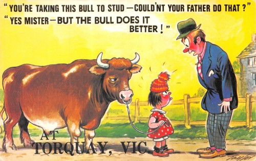 Bamforth comic postcard 516 - postcard, no