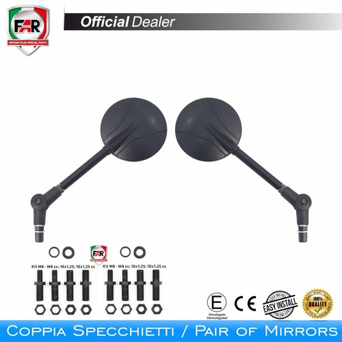 Pair mirrors far - of,