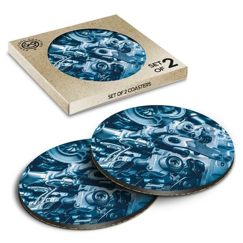 Boxed round coasters - x,