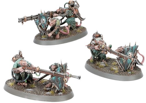 Skaven warplock jezzails - 3x,
