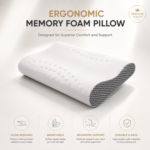 Memory foam cervical - cervical, neck
