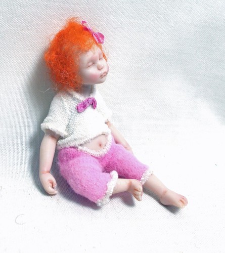 Dolls house miniature - dolls,