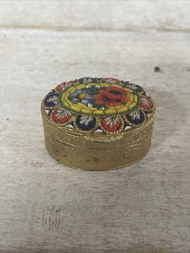 Vtg italian micro mosaic - ,