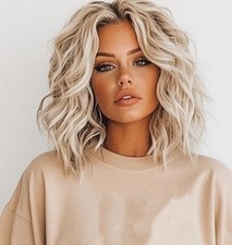 Balayage White Blonde with