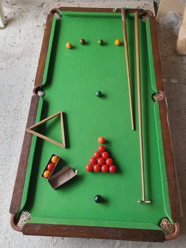Vintage slate bed - vintage, snooker