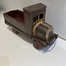 1930s French Wood Flat Bed Truck Toy old Patina